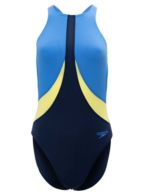 SPEEDO Αθλητικό Μαγιό W COLOURBLOCK HIGHNECK CROSSBACK