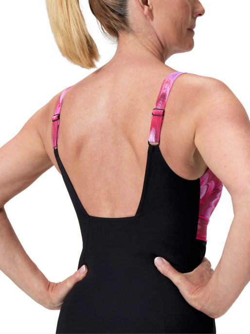 SPEEDO Цял бански PRINT CONTOUR ECLIPSE 1PC AF