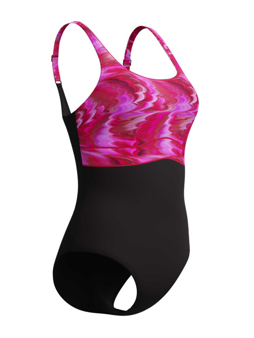 SPEEDO Цял бански PRINT CONTOUR ECLIPSE 1PC AF