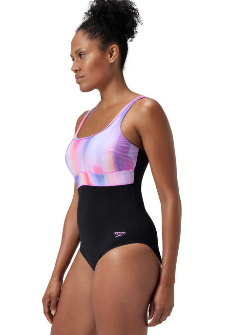 SPEEDO Αθλητικό Μαγιό WOMENS SHAPING CONTOURECLIPSE PRINTED