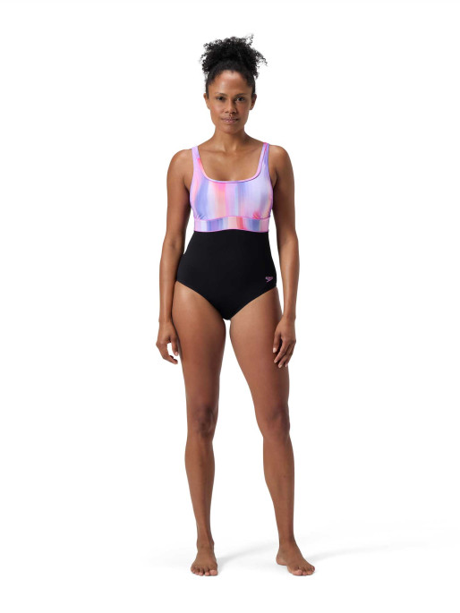 SPEEDO Αθλητικό Μαγιό WOMENS SHAPING CONTOURECLIPSE PRINTED