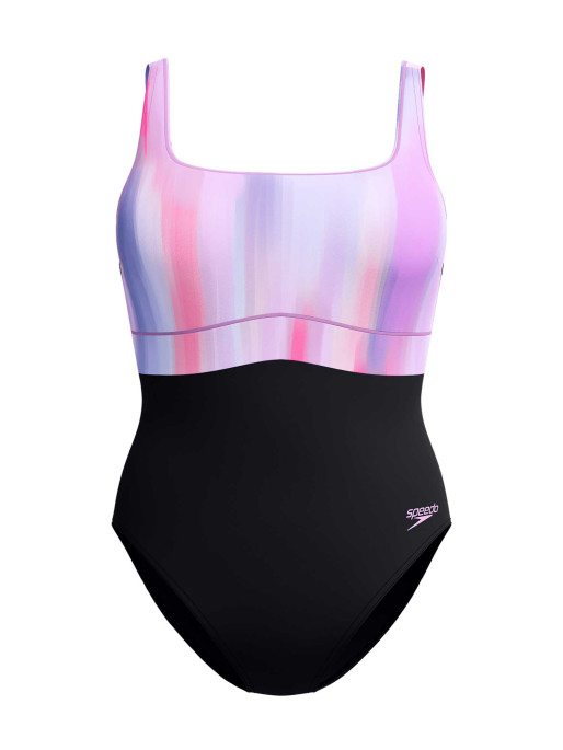 SPEEDO Αθλητικό Μαγιό WOMENS SHAPING CONTOURECLIPSE PRINTED