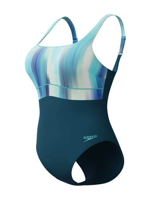 SPEEDO Αθλητικό Μαγιό WOMENS SHAPING CONTOURECLIPSE PRINTED