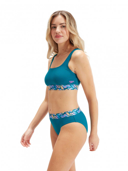 SPEEDO WOMENS TEXTURED DEEP U-BACK Bikini