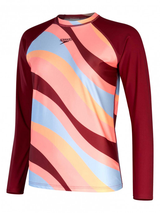 SPEEDO LS PNL PRT SWIM TEE AF