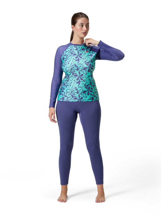 SPEEDO Μακρυμάνικη Μπλούζα Μαγιό WOMENS PRINTED TOP