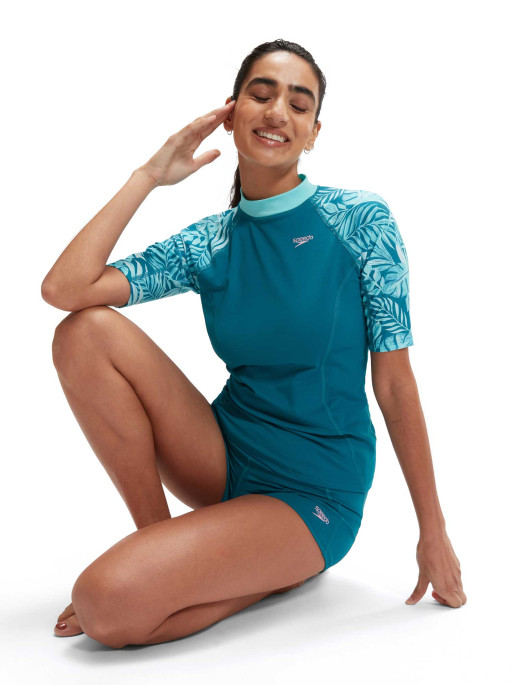 SPEEDO WOMENS PRINTED TOP