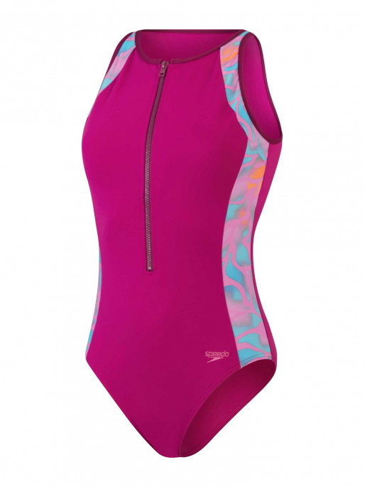 SPEEDO Ženski jednodelni kupaći kostim WOMENS PANEL HYDRASUIT