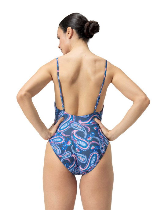 SPEEDO WOMENS PRINTED ADJUSTABLE THINSTRAP Swimsuit