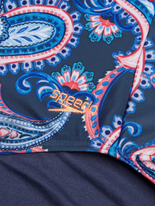 SPEEDO WOMENS PRINTED ADJUSTABLE THINSTRAP Swimsuit