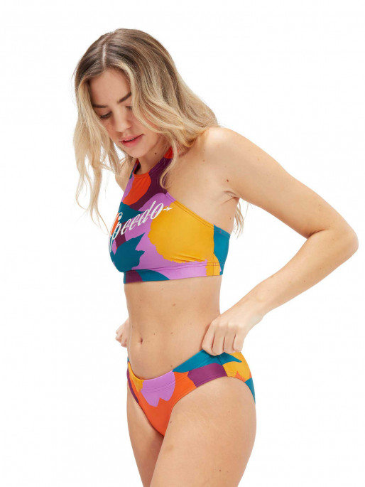 SPEEDO WOMENS PRINTED LOGO VOLLEY Bikini