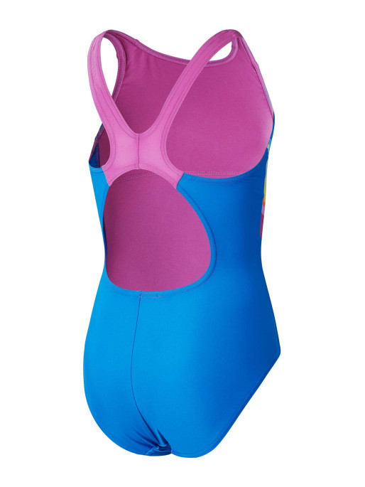 SPEEDO Ženski jednodelni kupaći kostim GIRLS PRINTED PULSEBACK