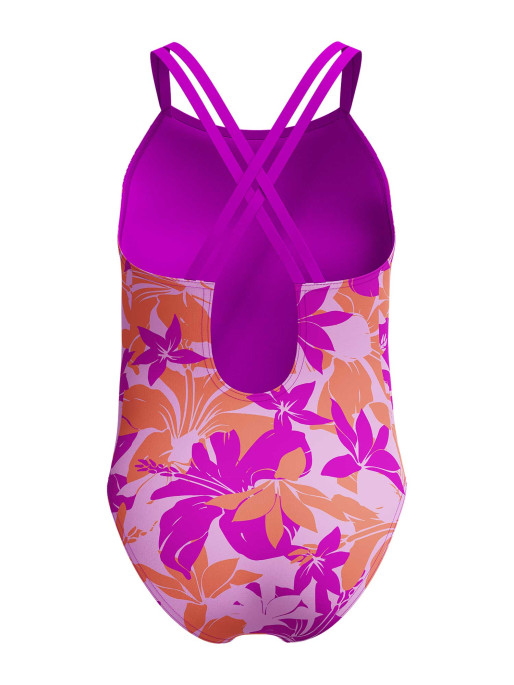 SPEEDO Цял бански GIRLS PRINTED TWINSTRAP