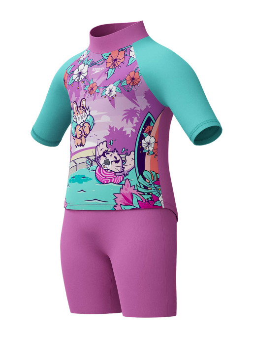 SPEEDO Παιδικό Μαγιό Μπλούζα GIRLS LEARN TO SWIM