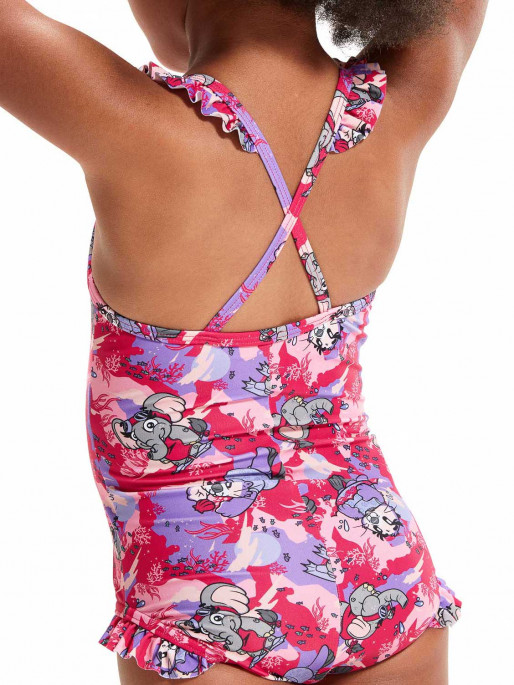 SPEEDO Swimsuit LTS DIGI FRILL TRSP IF