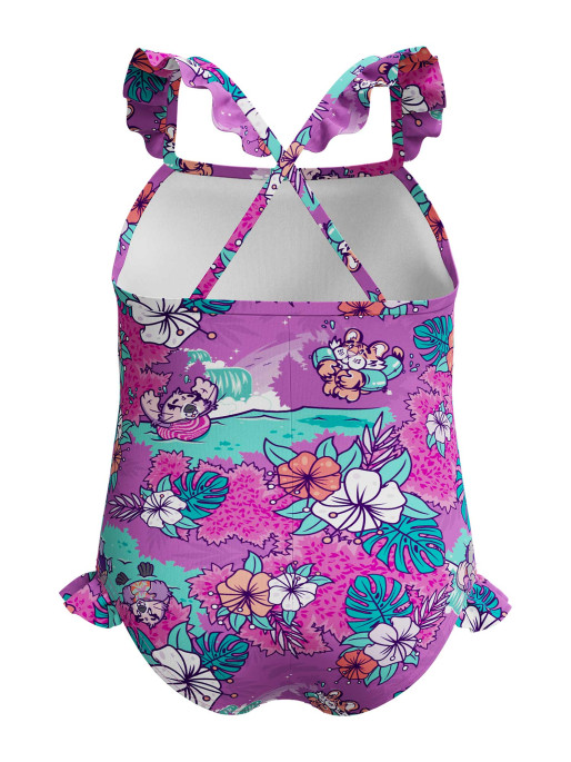 SPEEDO Swimsuit GIRLS LEARN TO SWIM PRINTED FRILL