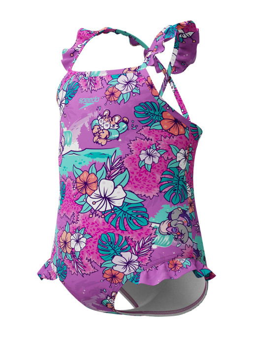SPEEDO Swimsuit GIRLS LEARN TO SWIM PRINTED FRILL