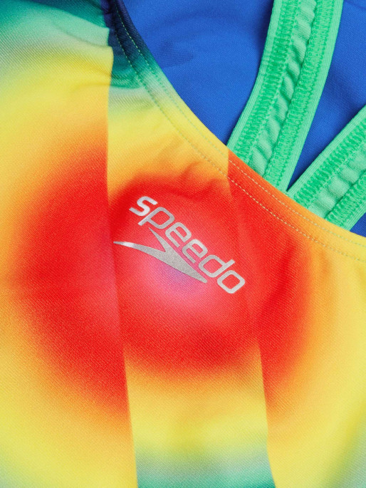 SPEEDO WOMENS PLACEMENT DIGITAL POWERBACK Swimsuit