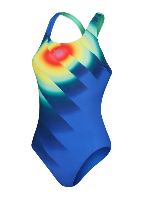 SPEEDO WOMENS PLACEMENT DIGITAL POWERBACK Swimsuit