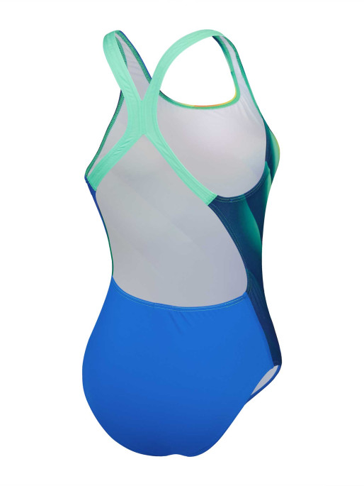 SPEEDO WOMENS PLACEMENT DIGITAL POWERBACK Swimsuit