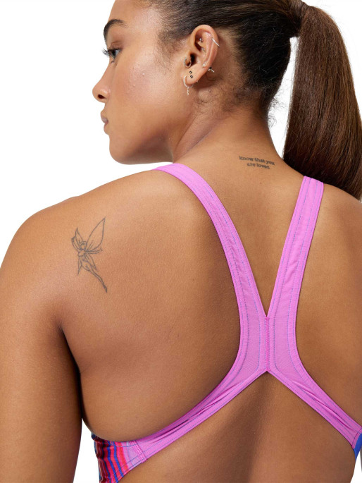 SPEEDO Αθλητικό Μαγιό WOMENS PLACEMENT DIGITAL POWERBACK