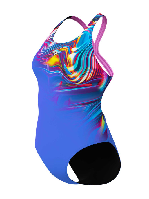 SPEEDO Αθλητικό Μαγιό WOMENS PLACEMENT DIGITAL POWERBACK