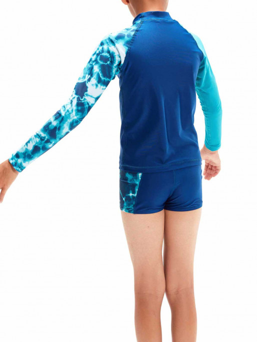 SPEEDO BOYS PRINTED LONG SLEEVE RASH