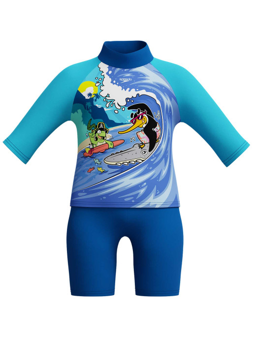 SPEEDO Παιδικό Μαγιό Μπλούζα GIRLS LEARN TO SWIM