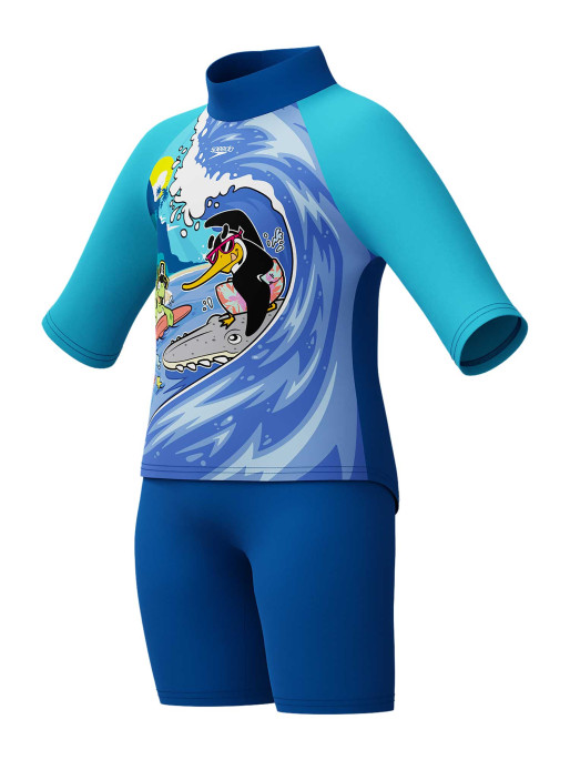 SPEEDO Παιδικό Μαγιό Μπλούζα GIRLS LEARN TO SWIM