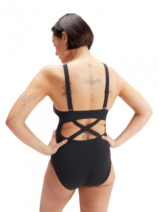 SPEEDO WOMENS SHAPING ENLACE PRINTED Swimsuit