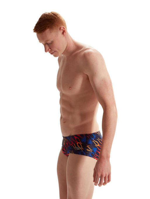 SPEEDO Бански MENS 13.5CM CLUB TRAINING ALLOVER BRIEF