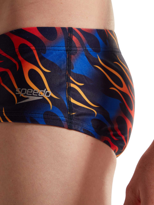 SPEEDO Бански MENS 13.5CM CLUB TRAINING ALLOVER BRIEF