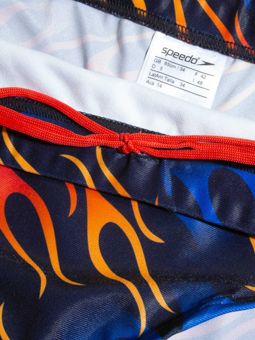 SPEEDO Бански MENS 13.5CM CLUB TRAINING ALLOVER BRIEF