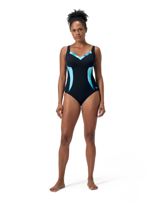 SPEEDO Αθλητικό Μαγιό WOMENS SHAPING PRINTED LUNAELUSTRE