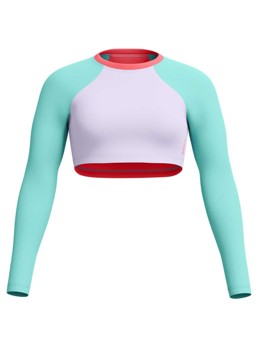 SPEEDO Μακρυμάνικη Μπλούζα Μαγιό SOLID CROP TOP