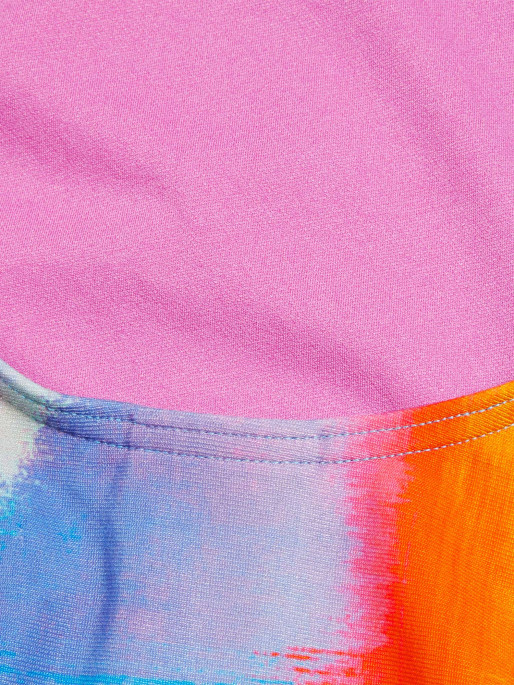 SPEEDO GIRLS ALLOVER LANE LINE BACK Swimsuit