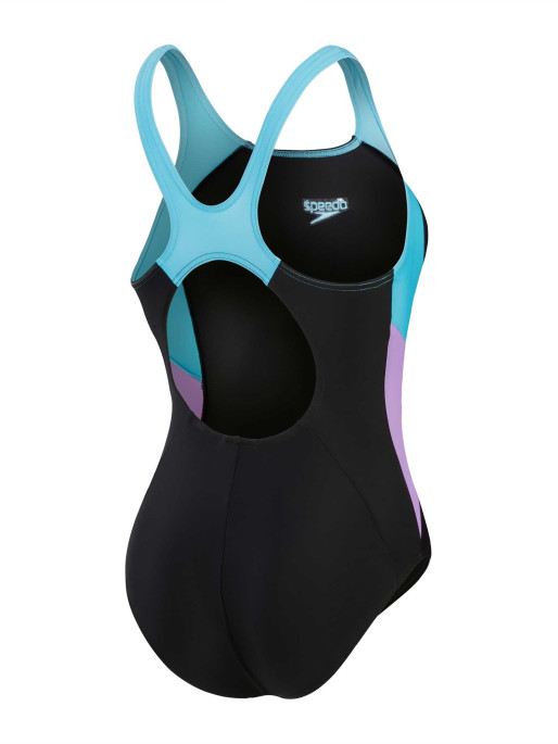 SPEEDO WOMENS COLOURBLOCK SPLICE MUSCLEBACK Swimsuit