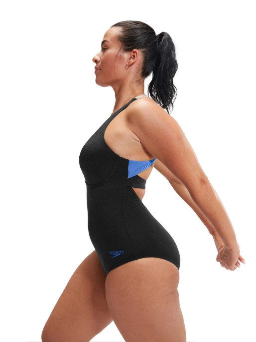 SPEEDO WOMENS FLEX BAND WITH INTEGRATED BRA Swimsuit