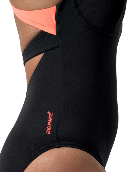SPEEDO WOMENS RACER ZIP WITH SWIM BRA
