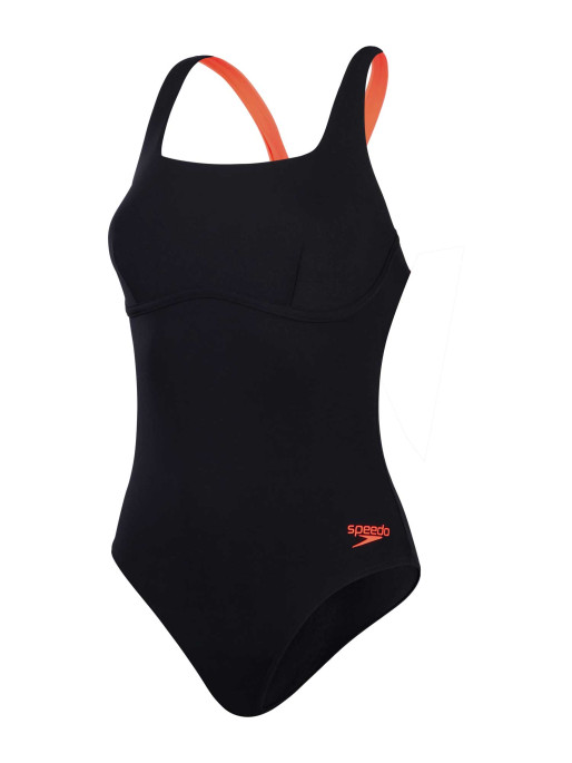 SPEEDO WOMENS RACER ZIP WITH SWIM BRA