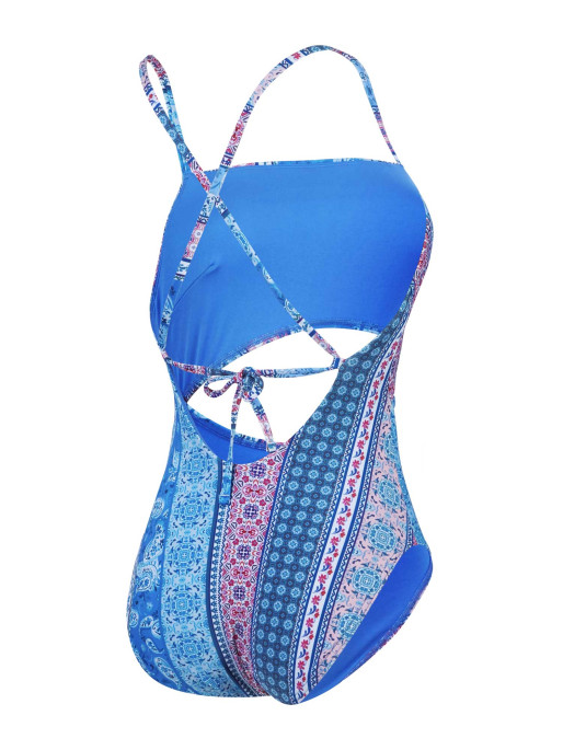 SPEEDO WOMENS PRINTED CUT OUT Swimsuit