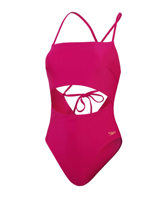 SPEEDO WOMENS PRINTED CUT OUT Swimsuit