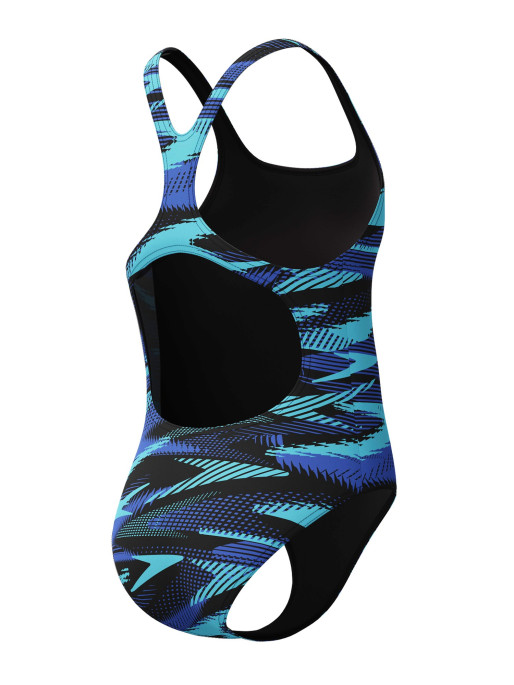 SPEEDO Swimsuit GIRLS HYPERBOOM ALLOVER MEDALIST