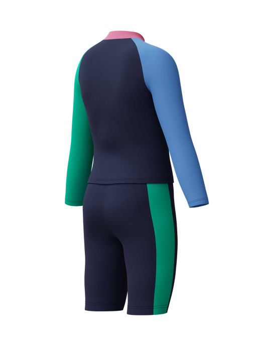SPEEDO Παιδικό Μαγιό Μπλούζα GIRLS COLOURBLOCK SET