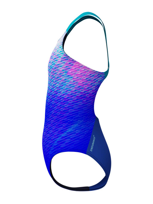 SPEEDO Цял бански GIRLS ENG PRINT POWERBACK 1PC