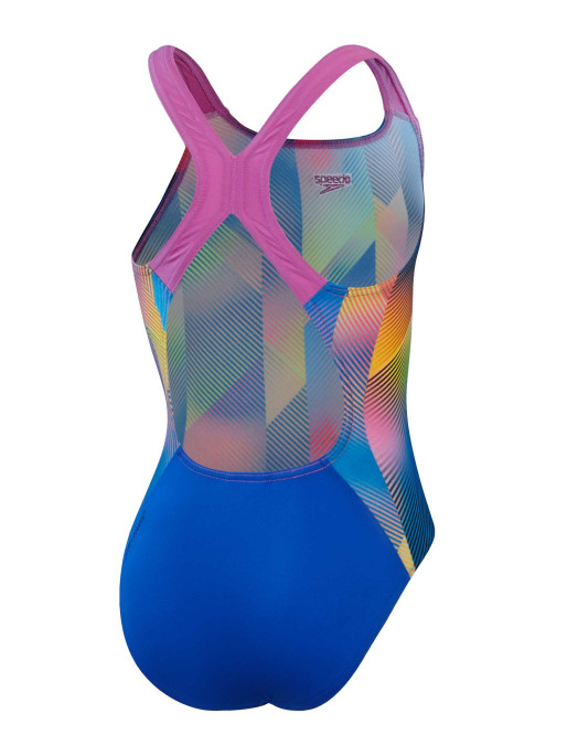 SPEEDO GIRLS DIGITAL ALLOVER POWERBACK Swimsuit