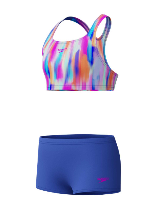SPEEDO Παιδικό Μαγιό GIRLS ALLOVER BOYLEG SHORT