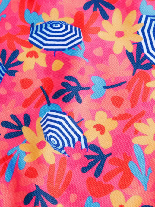 SPEEDO GIRLS DIGITAL FRILL THINSTRAP SWIMSUIT