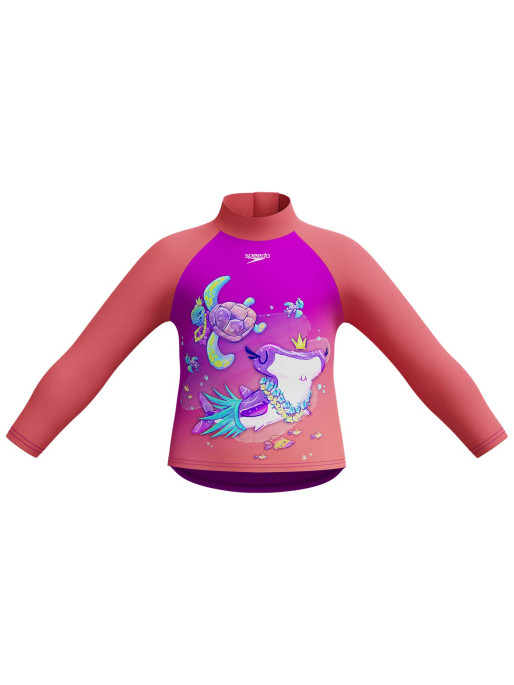 SPEEDO Παιδικό Μαγιό Μπλούζα GIRLS DIGITAL TOP