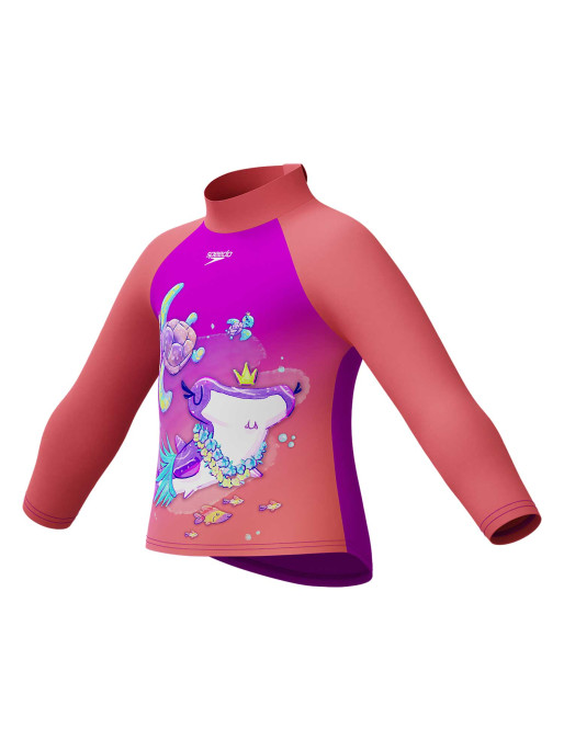 SPEEDO Παιδικό Μαγιό Μπλούζα GIRLS DIGITAL TOP